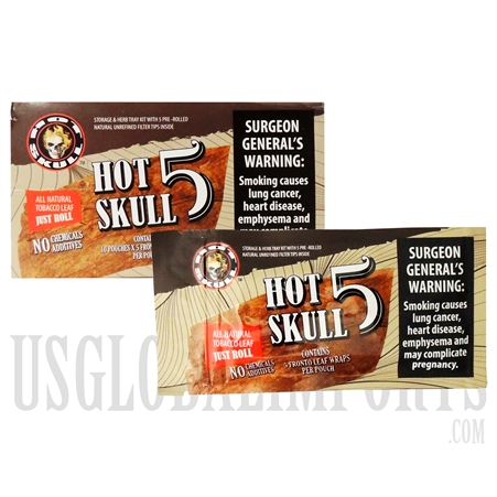 CP-72 Hot Skull 5 | 10 Pouches x 5 Fronto Leaf Wraps Per Pouch