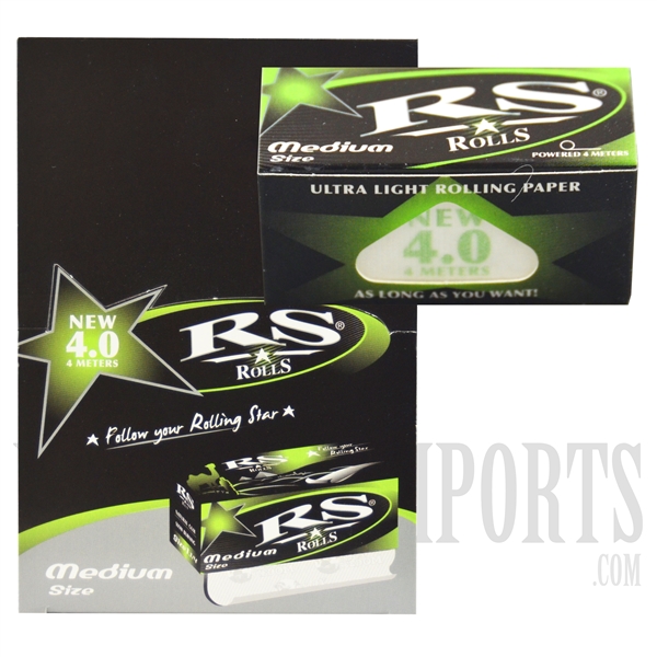 CP-98 Medium Size Rolling Paper by RS Rolls. 24 Rolls a Box. 4.0m