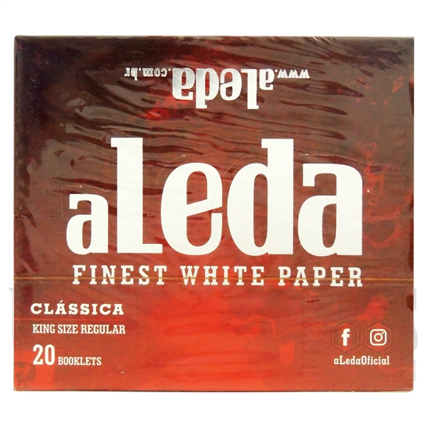 CP25 aLedinha Finest White Paper | Classic King Size | 20 Booklets