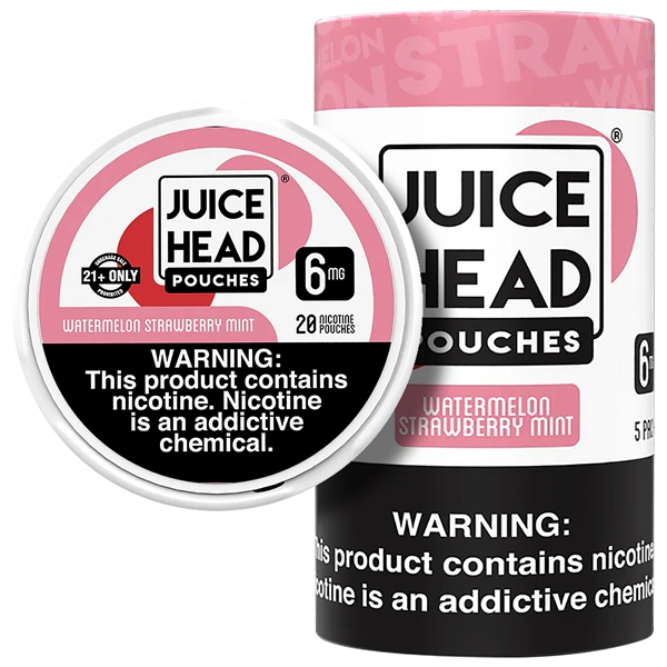 CT-101 Juicy Head Nicotine Pouches | 5ct | 6mg-12mg | Watermelon Strawberry Mint