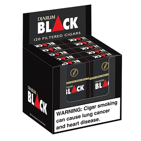 DJ-102 Djarum Black Filtered Clove Cigarillo | 10 Packs