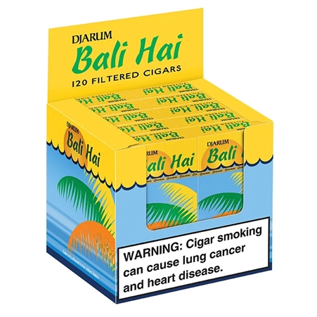 DJ-103 Djarum Bali Hai Filtered Clove Cigarillo | 10 Packs