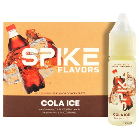 EC-125033-CI 15ML Spike Flavors | No Nicotine | No Tobacco | 10 Count | Cola Ice