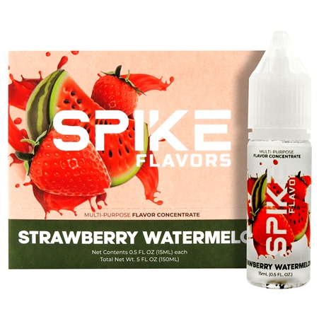 EC-125033-SW 15ML Spike Flavors | No Nicotine | No Tobacco | 10 Count | Strawberry Watermelon