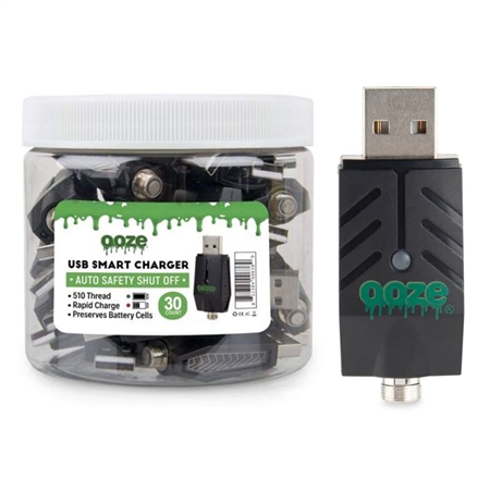EC-558744 Ooze USB Smart Charger | 510 Thread | 30ct
