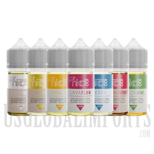 EC-802 30ML Naked 100 Salt E-Juice. Many Flavor Choices