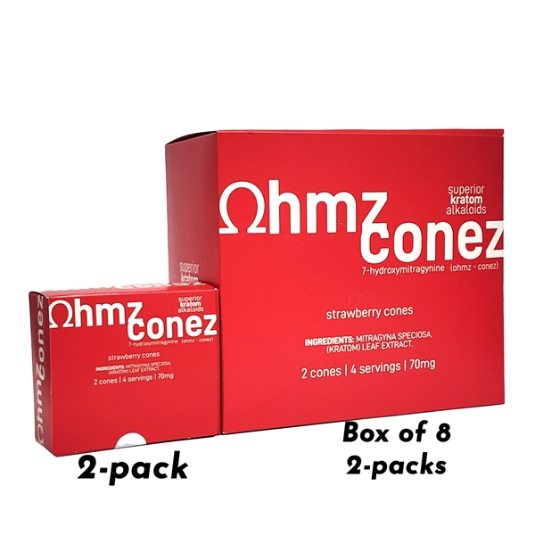 Eat Ohmz Conez - Box of 8 - 2-Packs