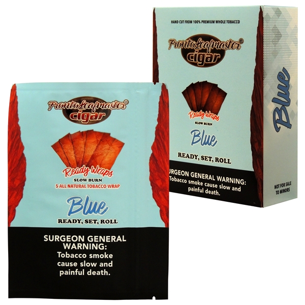 FL-106-Blu Fronto Leaf Master | 5 Wraps x 8 Pouches | Blue