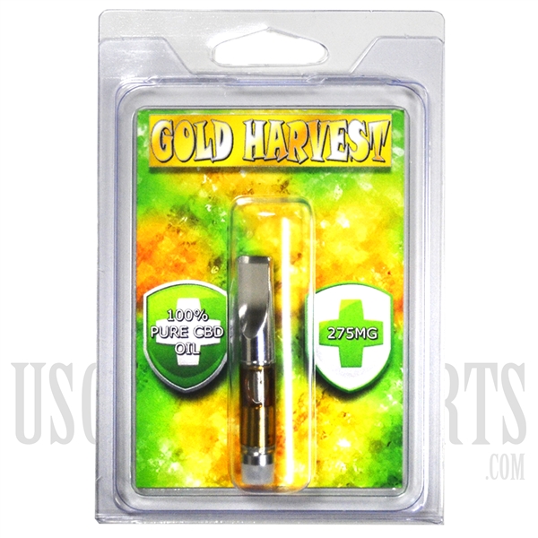 GH-106 Gold Harvest CBD Cartridge. 275MG. .5G