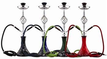 GH4001B-2H HOOKAH 27" 2H TALL