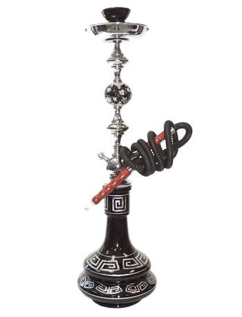 GH8009B-1H Global Hookah w/1 hose 26" Tall