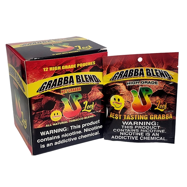 Grabba Blend High Grade - Wholesale Box of 12 Pouches - All-Natural Tobacco