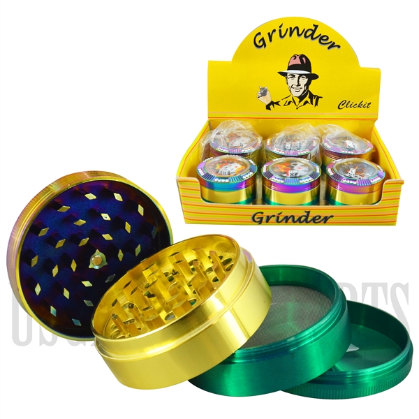 GR-1053 Clickit Gambling Grinder. 60mm + 4 Parts