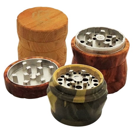 GR-164 BLO Wooden Grinder | 40mm | 3 Color Options