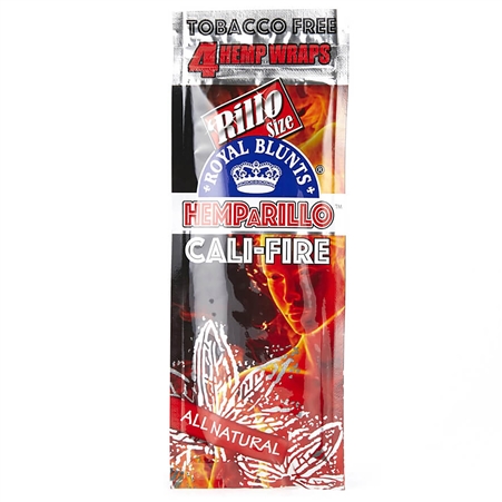 HH-004-CF Royal Blunts HEMPARILLO | 4 Wraps for $.99 | 15 Pouches | Cali Fire