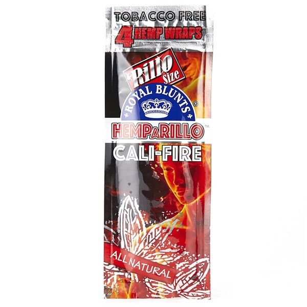 HH-004-CF Royal Blunts HEMPARILLO | 4 Wraps for $.99 | 15 Pouches | Cali Fire