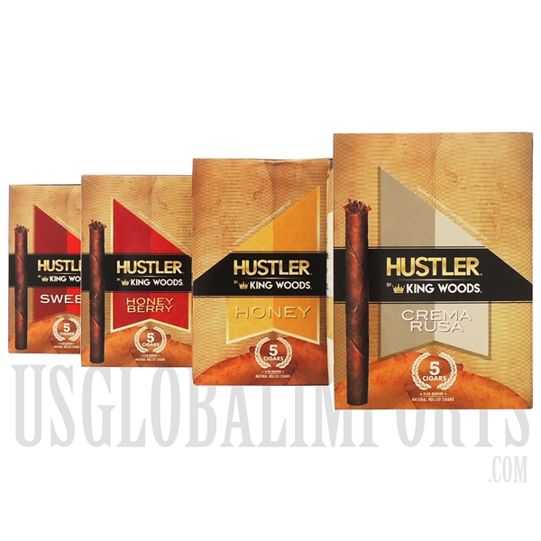 HH-100 Hustler by King Woods | 5 Cigars Per Pouch | 8 Pouches Per Box | Many Flavor Options