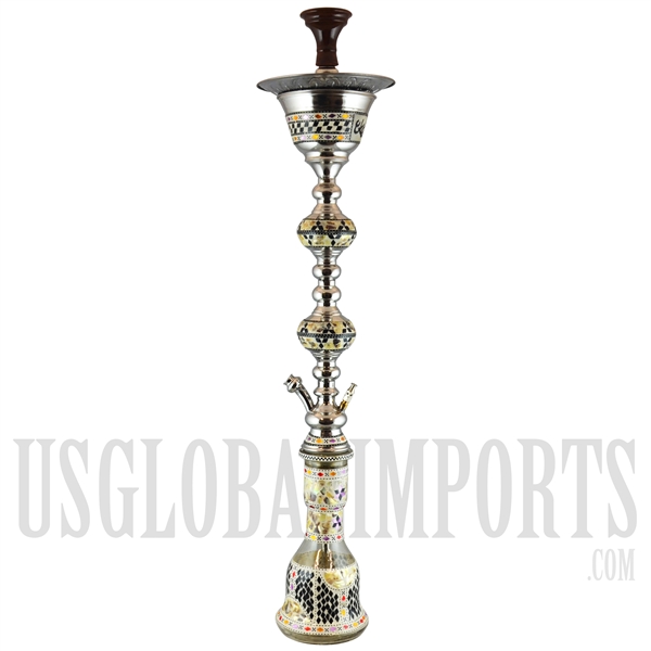 HK-KM-5008-A Khalil Maamoon Hookah 41" Tall  + Ice Chamber