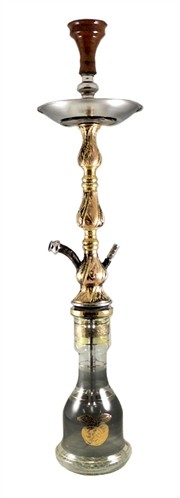 HK-KM2602 Khalil Maamoon Hookah 32" tall 1 hose