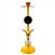 HK-NJ07002 24" Husic Speaker Hookah | 2-Hose | Yellow