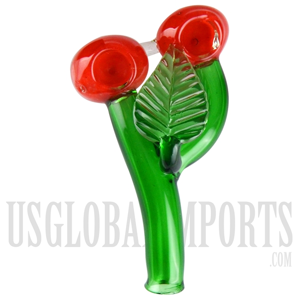 HP-1856 6" Glass Hand Pipe | Cherry Design