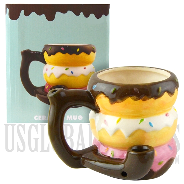 HP-2020 4.5" Doughnut Coffee Mug Hand Pipe
