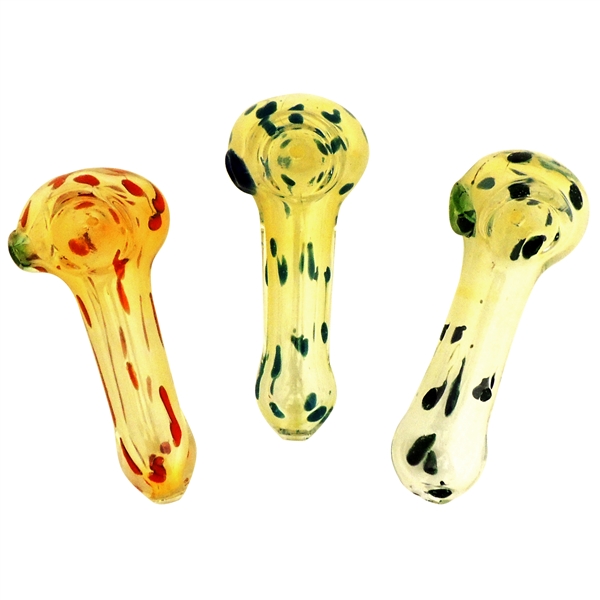 HP-2187 3.5" Polka Dot Hand Pipe | Color Come Assorted