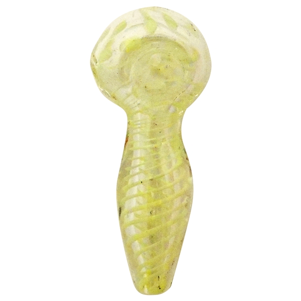 HP-2195 4" Slime Stripes Hand Pipe | Colors come Assorted