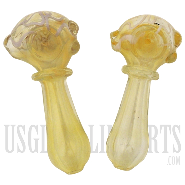 HP-2218 5" Glass Hand Pipe | Slime Swirl Design