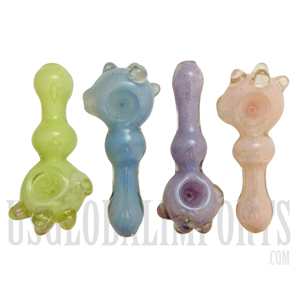 HP-2274 5.5" Bowl Bumps Hand Pipe | Colors Come Assorted