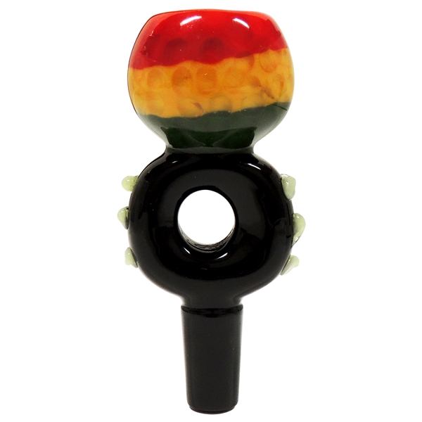 HP-2306 3.5" Rasta Hook Hand Pipe