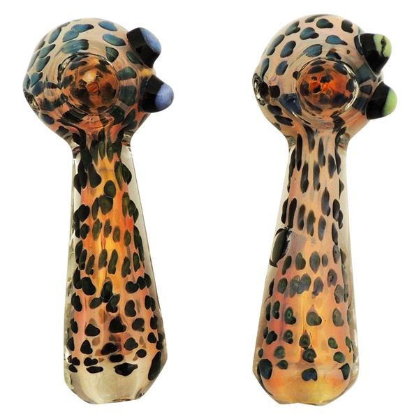 HP-2353 5" Gold Marble Hand Pipe | Colors come Assorted