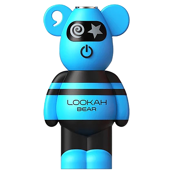 HP-56-Cy Lookah Bear 510 Voltage Battery | 5 Packs | Cyan