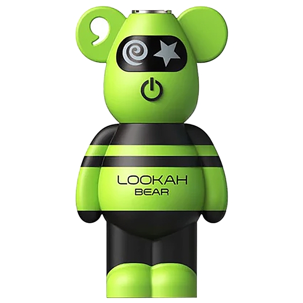 HP-56-Gr Lookah Bear 510 Voltage Battery | 5 Packs | Green