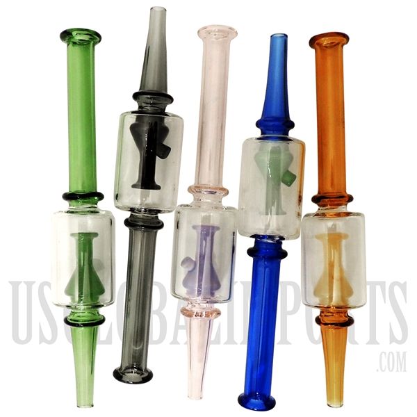 HS-58 6.5" Nector Collector w/ Mini Waterpipe Inside | Colors Come Assorted