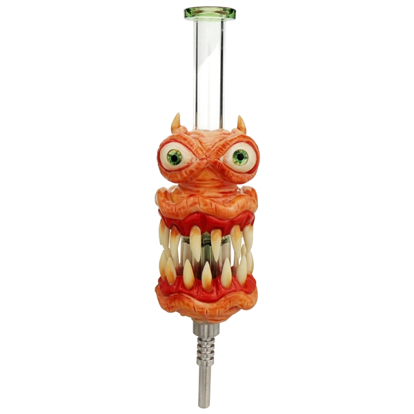 HS-84-4 Monster Nectar Collector + Dome Perk + Titanium Nail | 10" | Swivelling Mouth