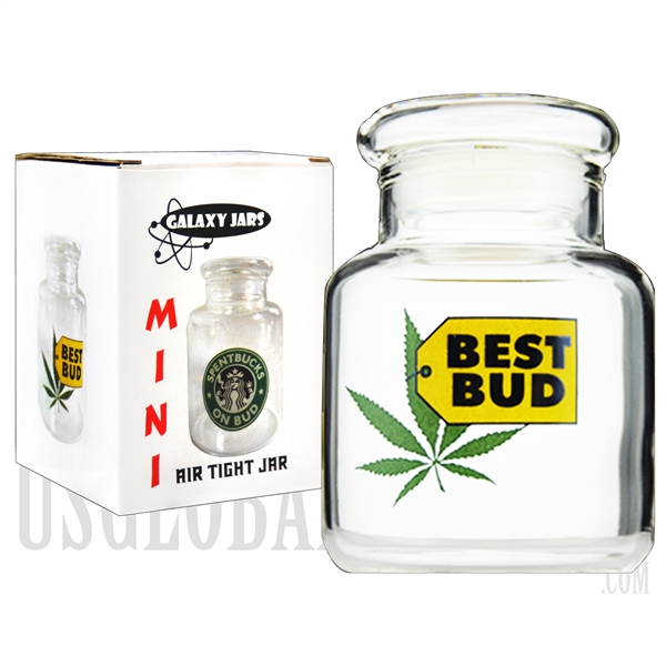 JAR-5-2 3.5" Mini Air Tight Jar by Galaxy Jars - Best Buds