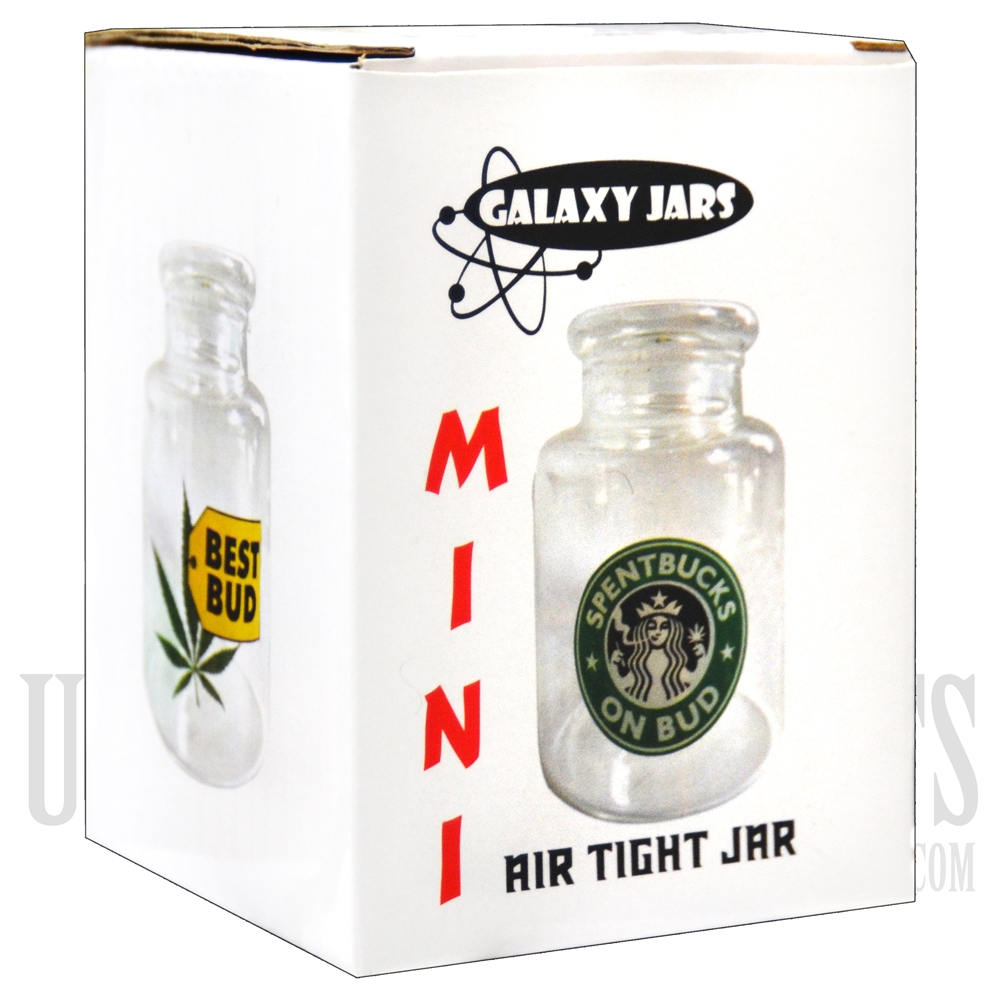 JAR-5-4 3.5 Mini Air Tight Jar by Galaxy Jars - Good Weed No Stress