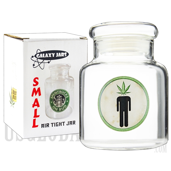 JAR-6-11 3.75" Small Air Tight Jar by Galaxy Jars - Weedhead