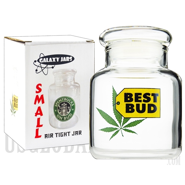 JAR-6-2 3.75" Small Air Tight Jar by Galaxy Jars - Best Buds