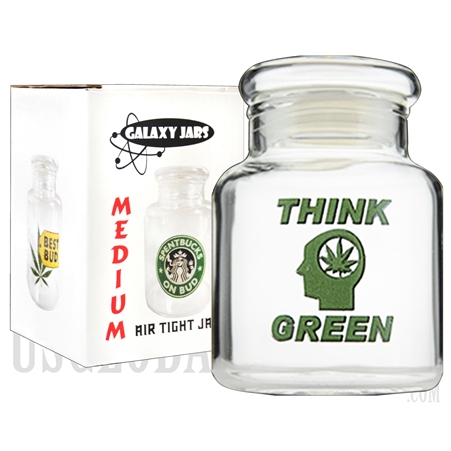 JAR-7-10 4" Medium Air Tight Jar by Galaxy Jars - Think Green