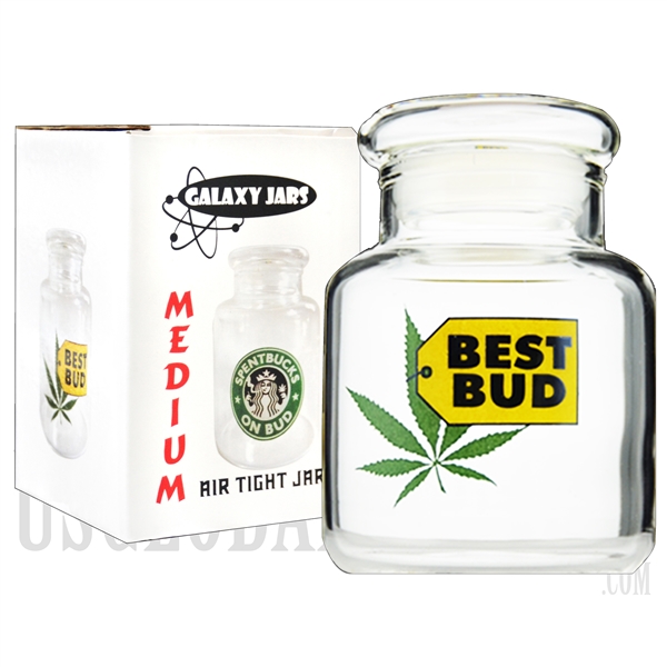 JAR-7-2 4" Medium Air Tight Jar by Galaxy Jars - Best Buds