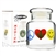 JAR-7-7 4" Medium Air Tight Jar by Galaxy Jars - Peace, Weed & Happiness