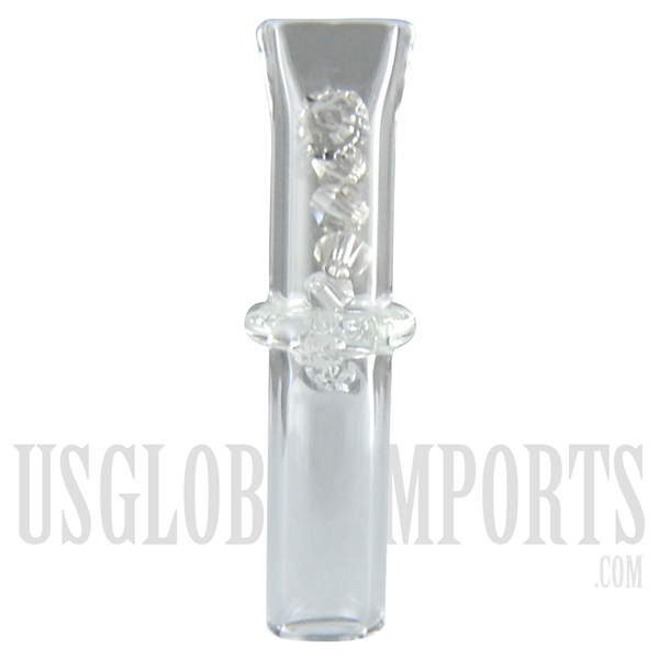 JT-24 2" Blunt Glass Filter Tips w/ Diamonds. 12mm