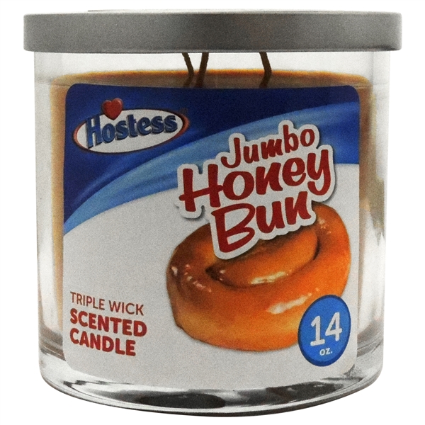 Jar-32-HJHB Hostess Jumbo Honey Bun Scented Candle | Triple Wick | 14oz.