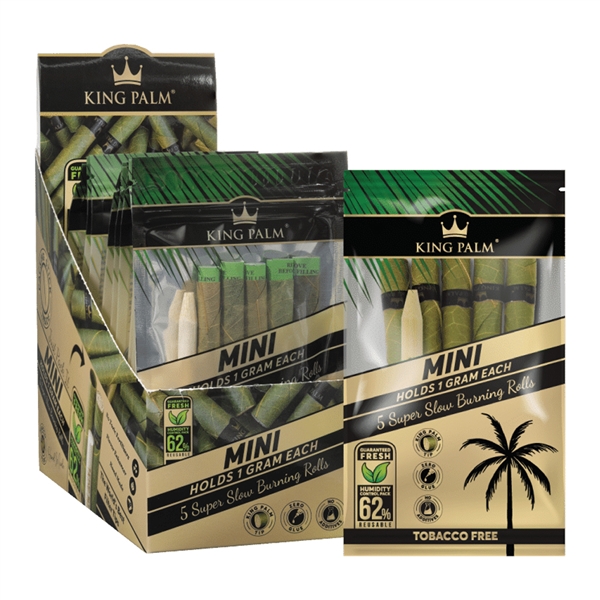 KP-109 King Palm | 5 Mini Rolls | 15 Pouches