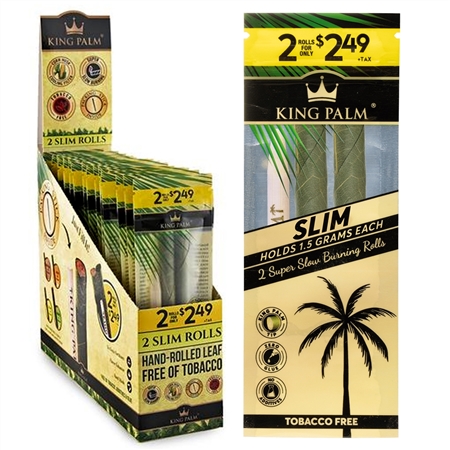 KP-114 King Palm | 2 Slim Rolls for $2.49 | 20 Pouches
