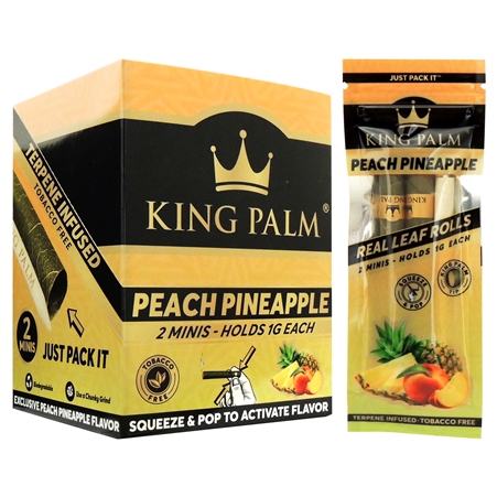 KP-151 King Palm | 1G Each | 2 Mini Rolls | 20 Pack | Peach Pineapple
