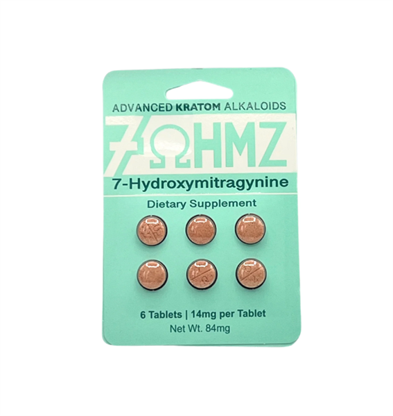 KT-701 7OHMZ Kratom | 6 Tablets x 14mg | Maeng Da