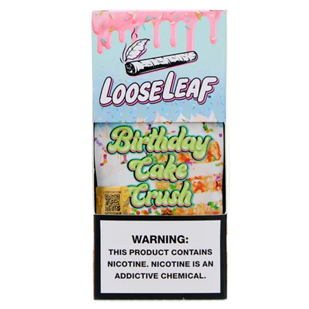 LL-103-BCC LooseLeaf | Tobacco Leaf Crush | 10 Count | Birthday Cake Crush